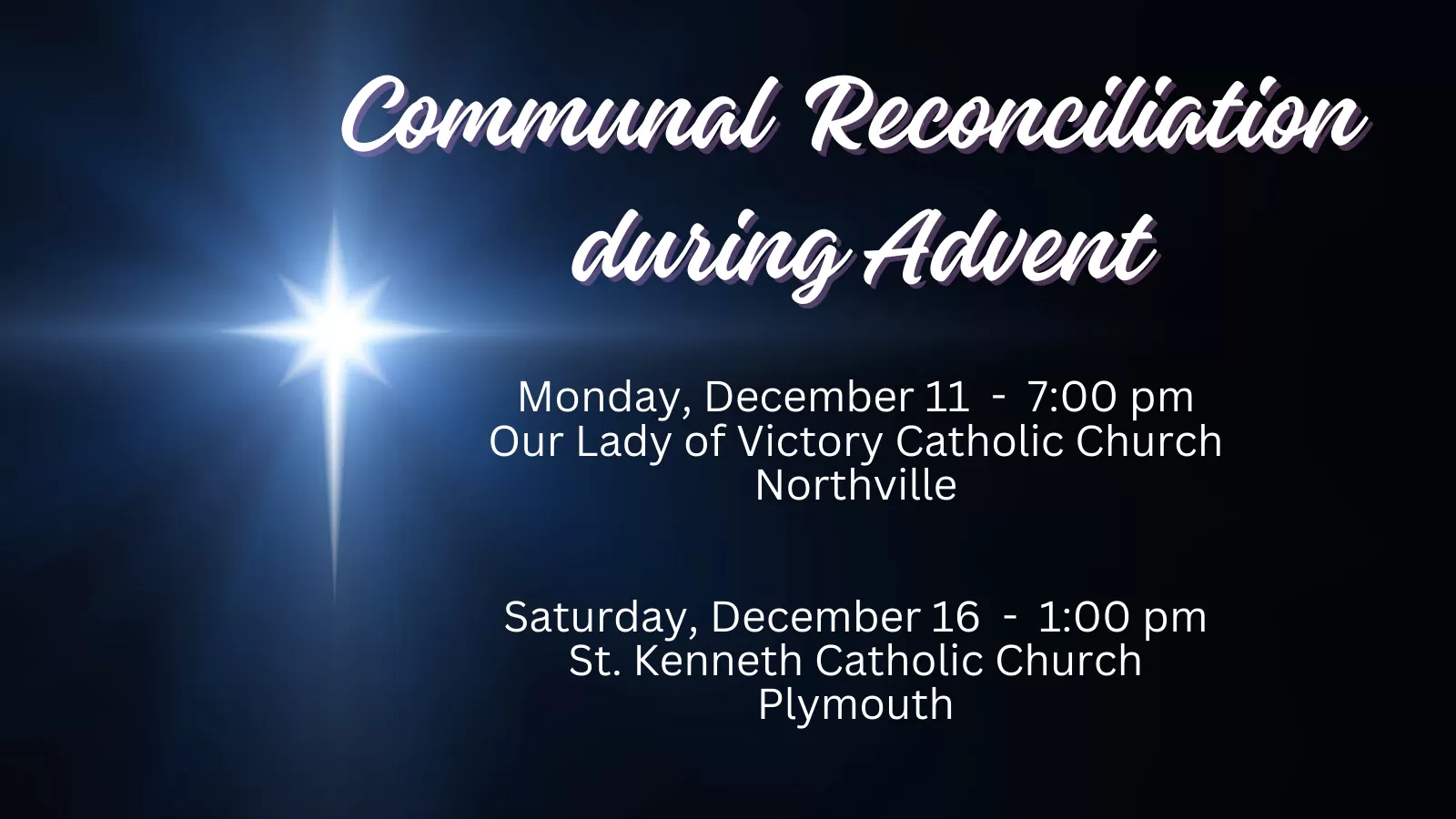 Communal Reconciliation